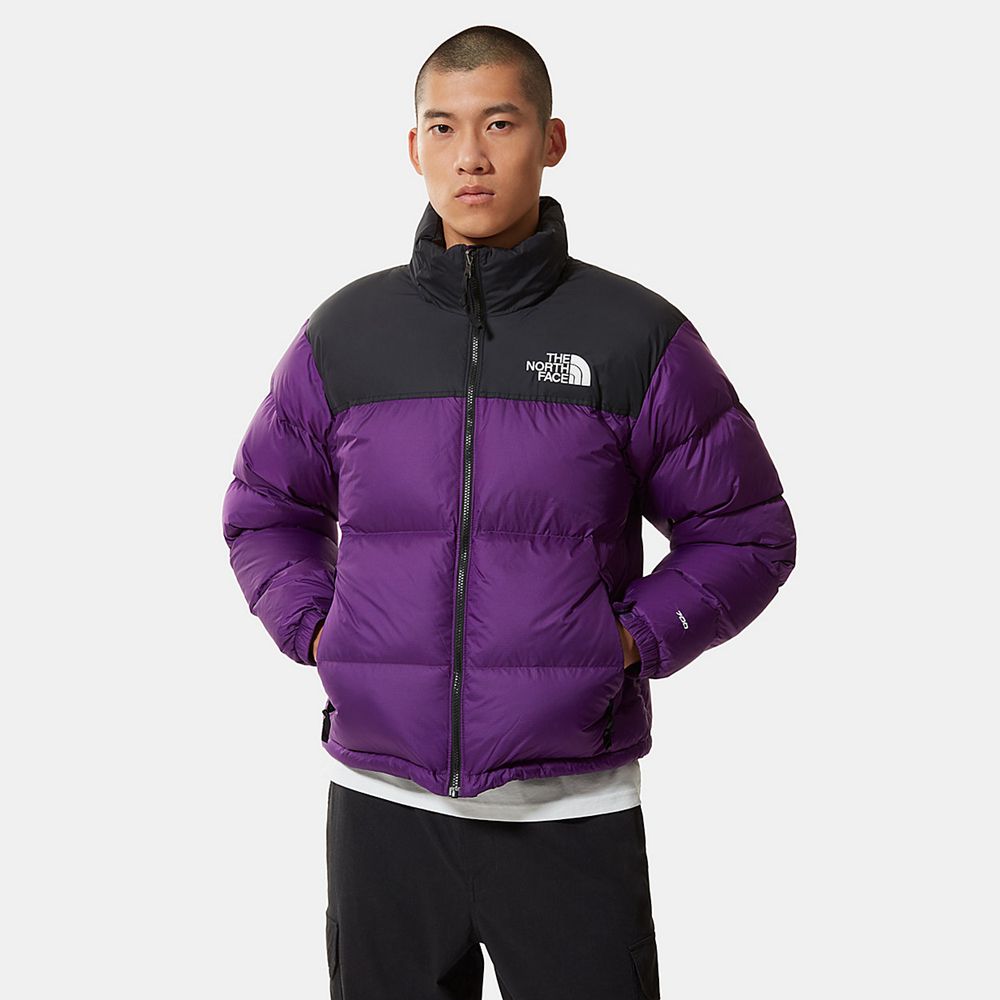 The North Face Puffer Jacket Mens Australia - The North Face 1996 Retro Nuptse Packable Purple (VCS-